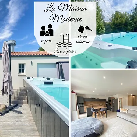Prázdninový dům La Maison Moderne - 6 Pers - - Piscine *